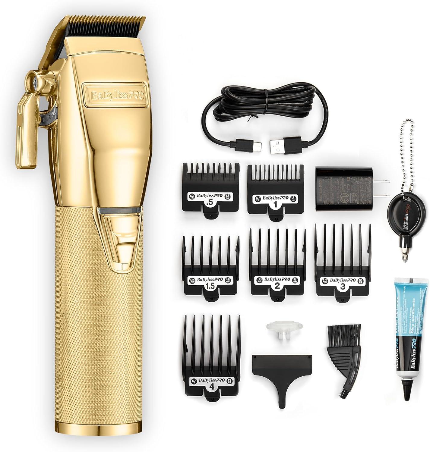 BaBylissPRO GOLDFX+ All-Metal Electric Shaver