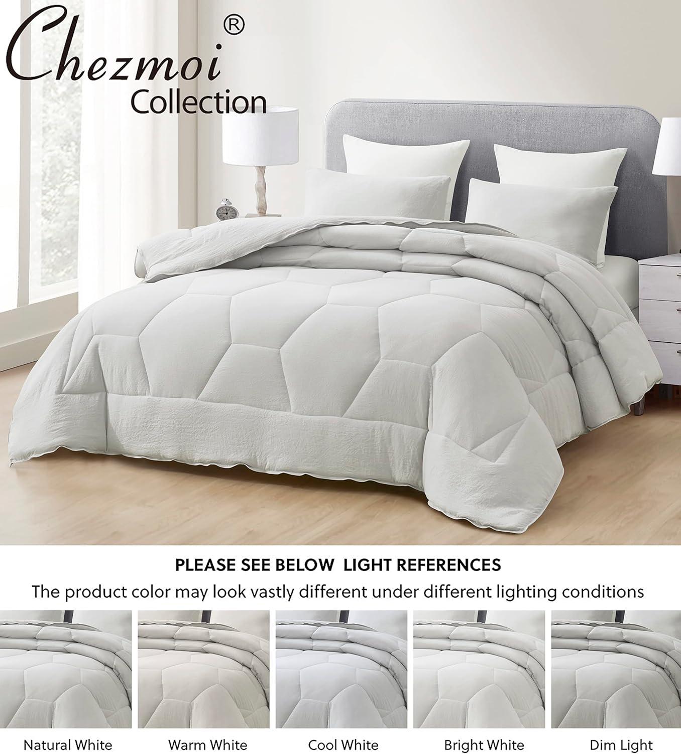 Washed Microfiber Bedding Standard Comforter Set