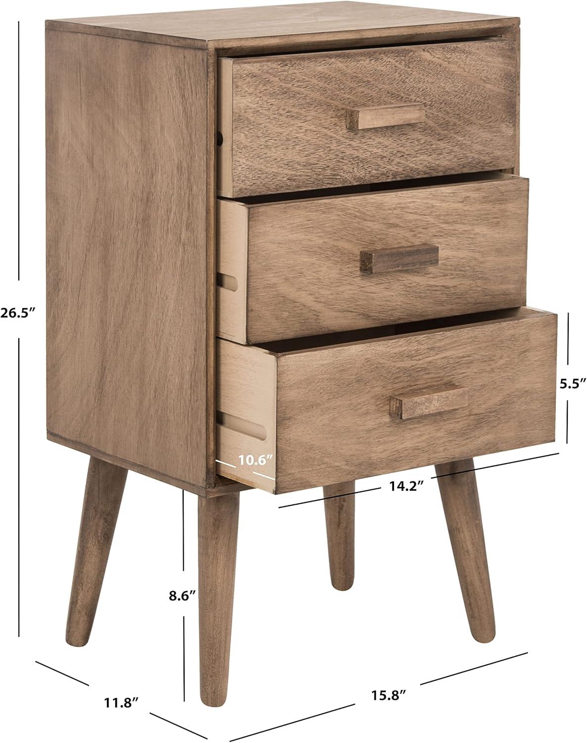 Pomona 3 Drawer Accent Table - Safavieh