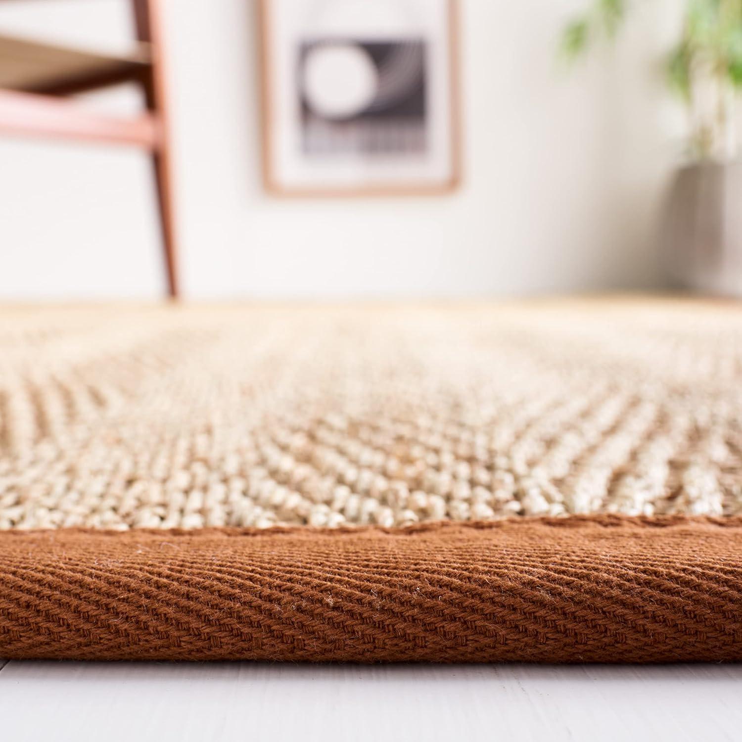 Natural Fiber NF115 Power Loomed Indoor Area Rug - Natural/Brown - 5'x8' - Safavieh