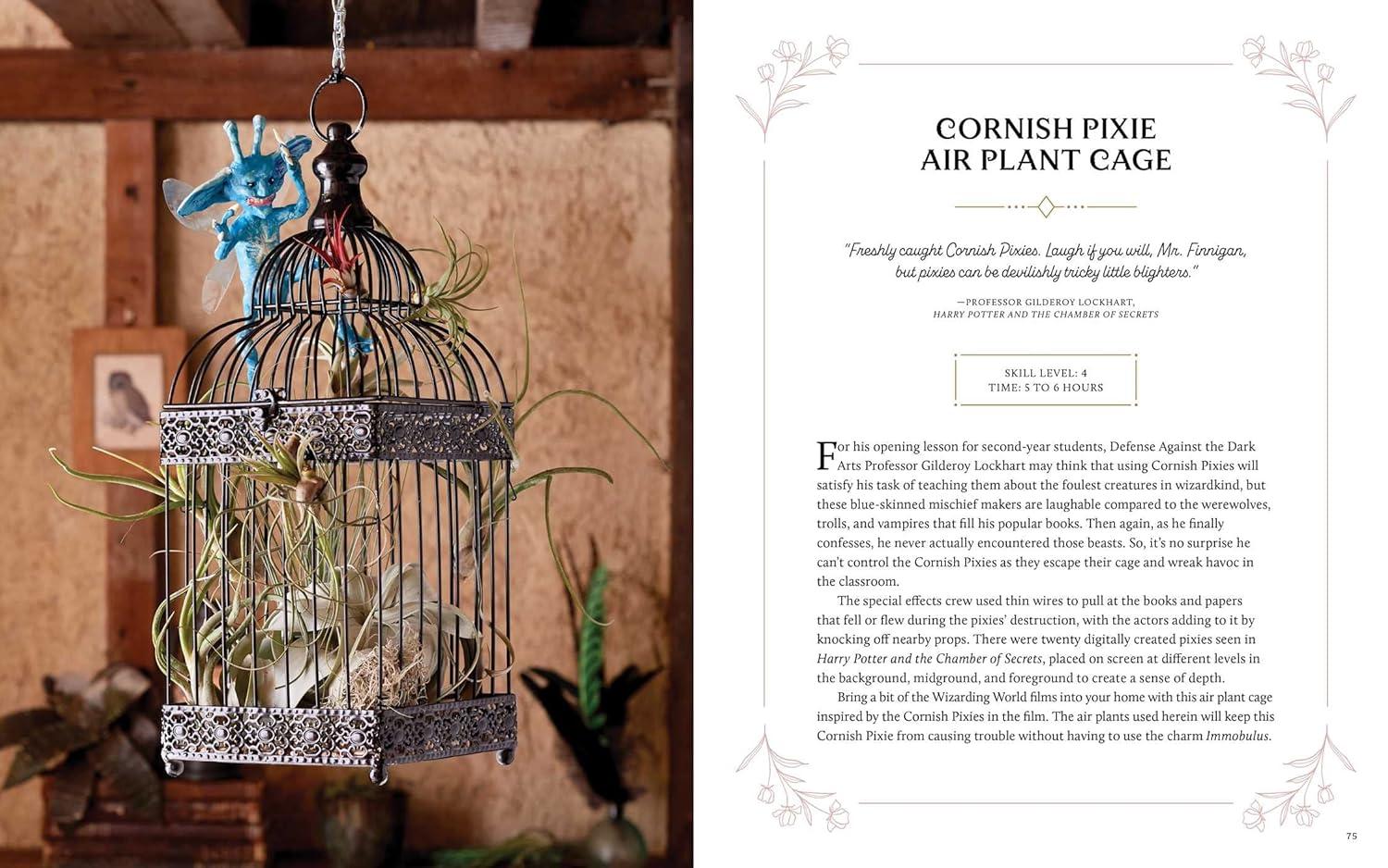 Harry Potter Inspired Hardcover Herbology Gardening Guide