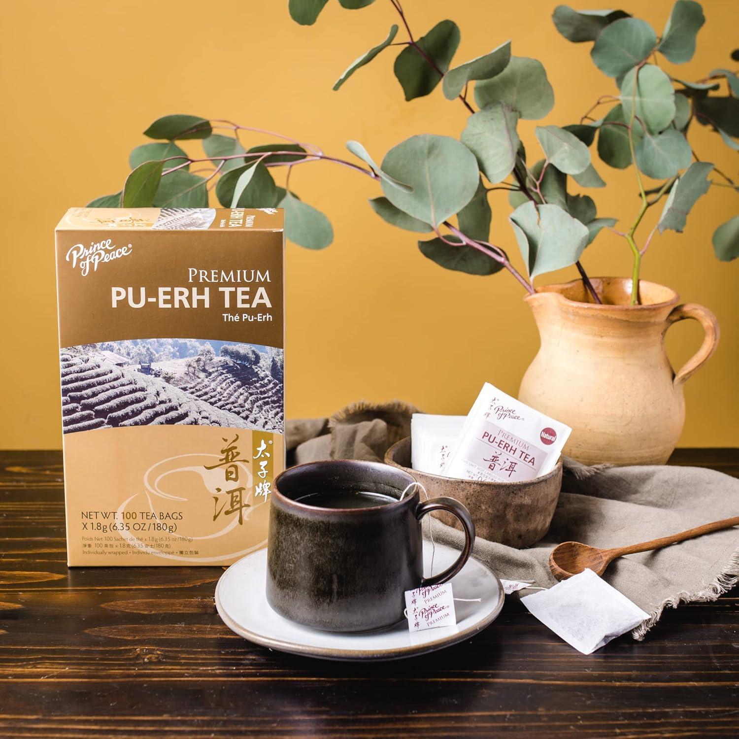 Prince Of Peace Premium Pu-Erh Tea - 1 box/7.04 oz, 100 bags