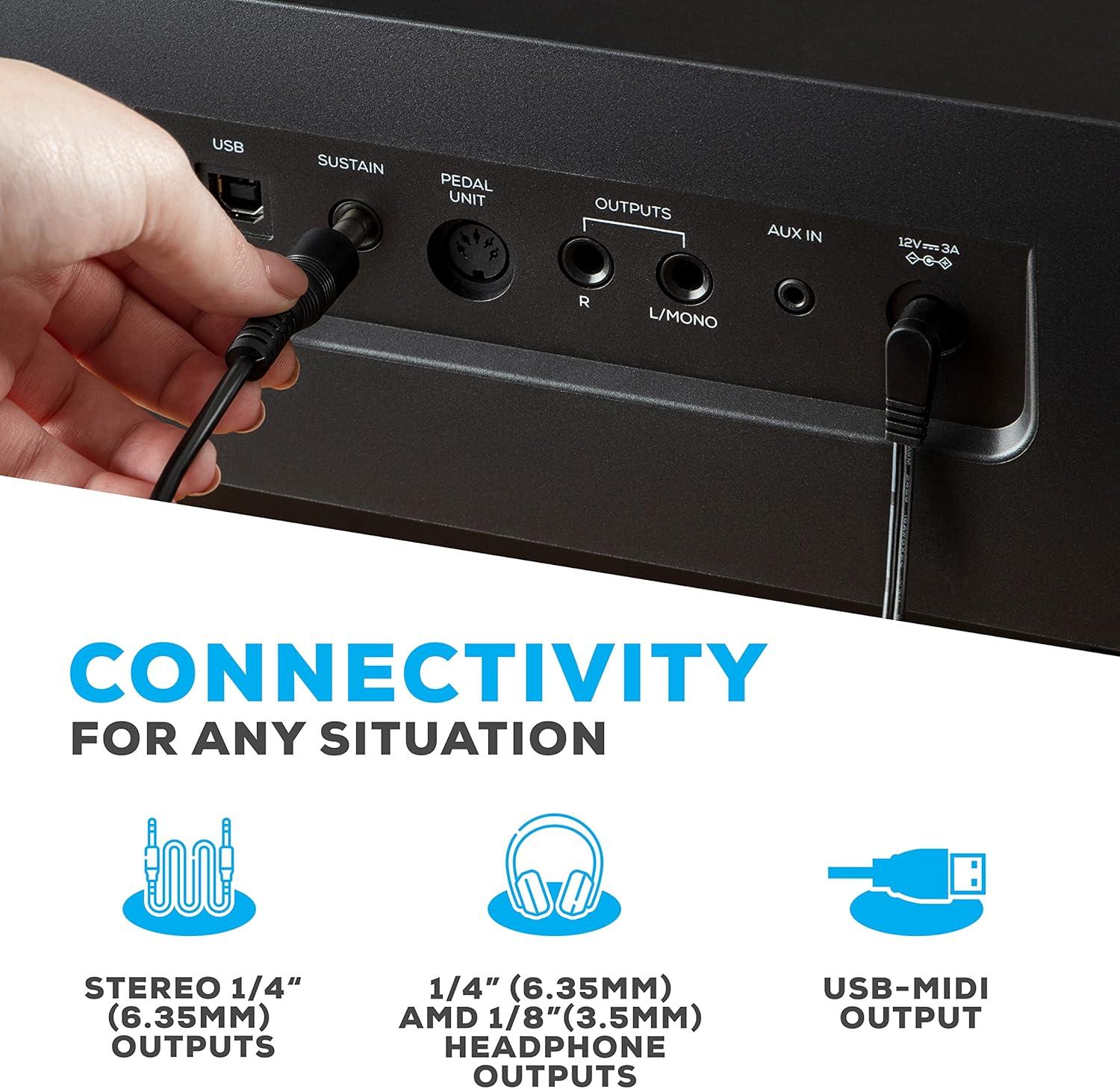 Alesis Prestige Artist 88-Key Digital Piano With Graded Hammer-Action Keys