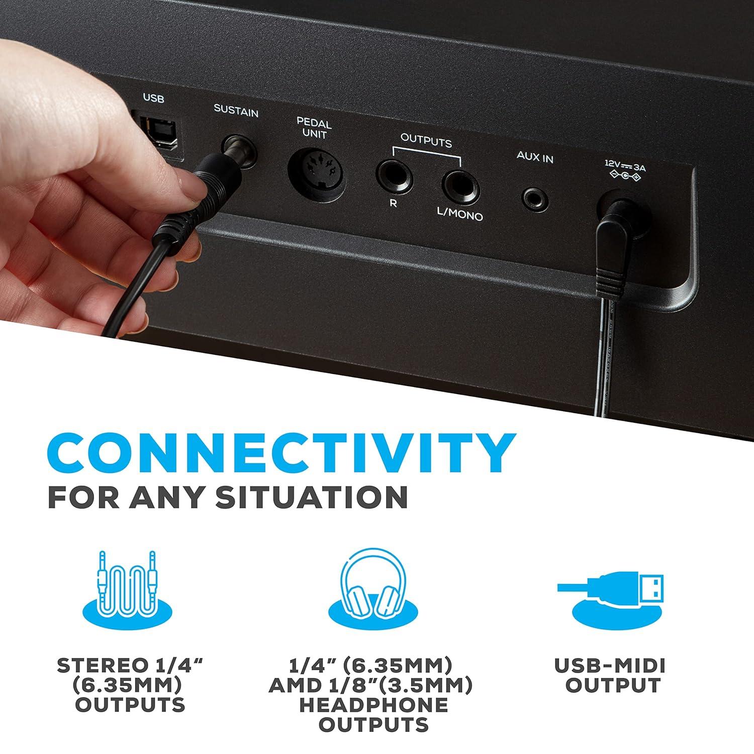 Alesis Prestige Artist 88-Key Digital Piano With Graded Hammer-Action Keys