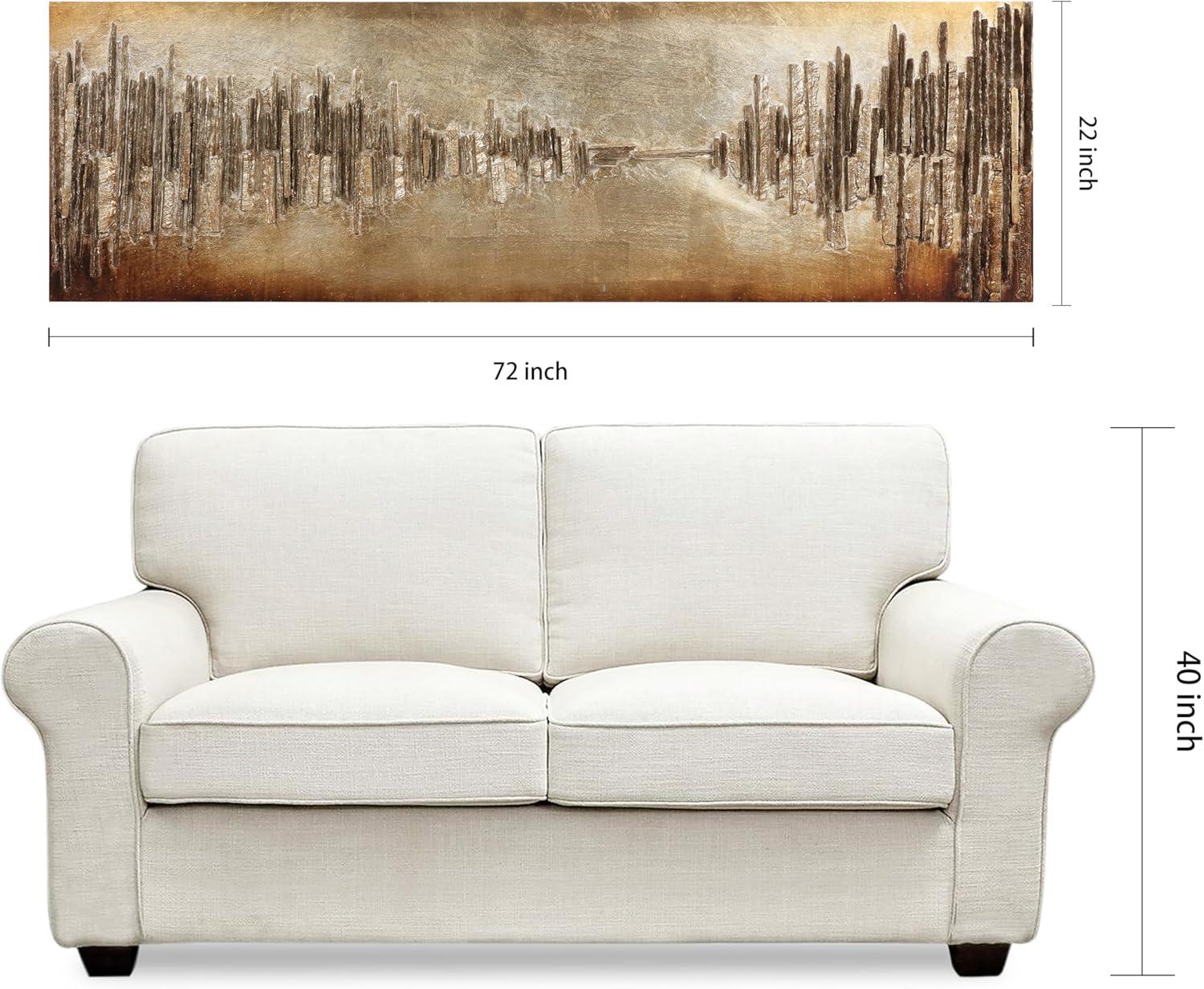 Foundry Select "Passages" Handed Painted Rugged Wooden Wall Art