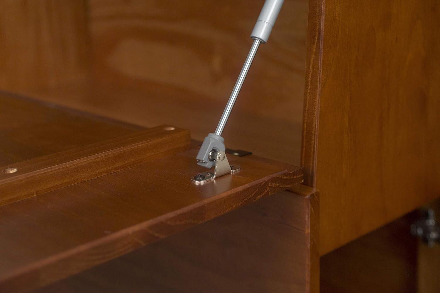 Memomad Cama Bali - Plataforma de Almacenamiento King Marco de Cama de Madera Resistente con Cajones y Más - Madera de Pino Macizo - sin Ruido - No Necesita Somier - Listones de Madera Incluidos (Cama Tamaño King, Madera Marrón Roble)