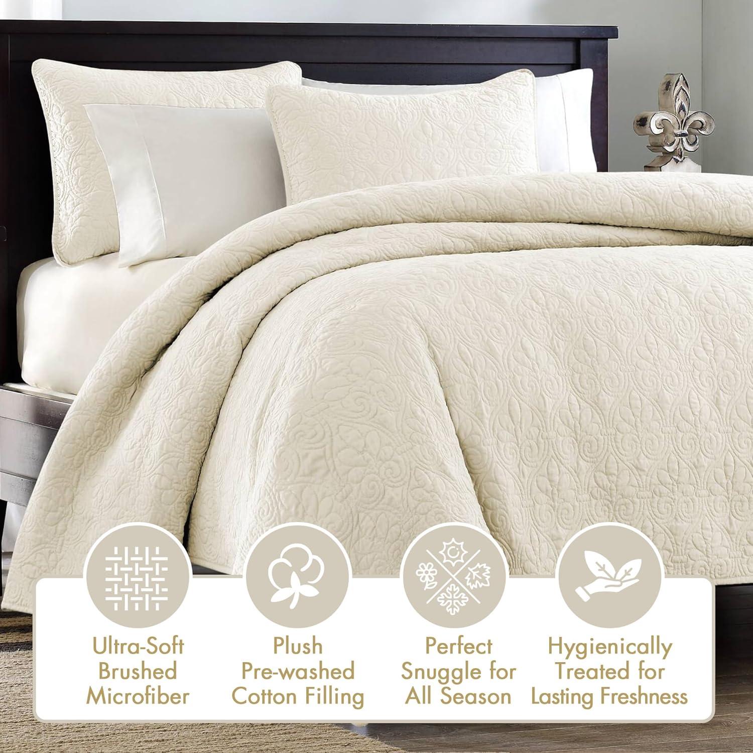 Madison Park Quebec Reversible Quilt Set