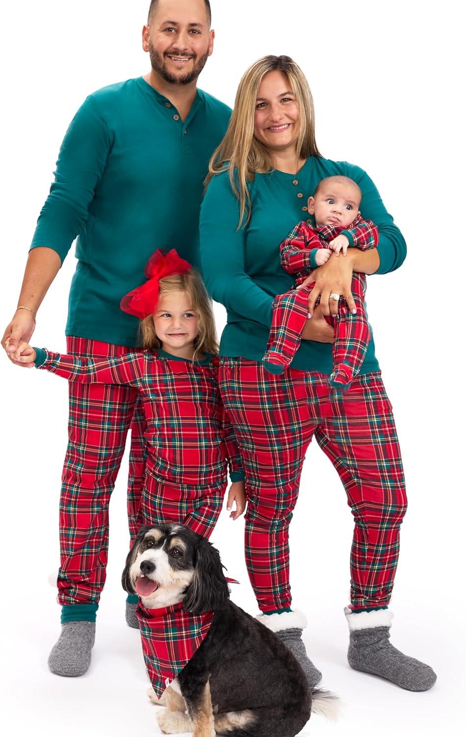 Organic Cotton Royal Stewart Plaid Family Pajama Set