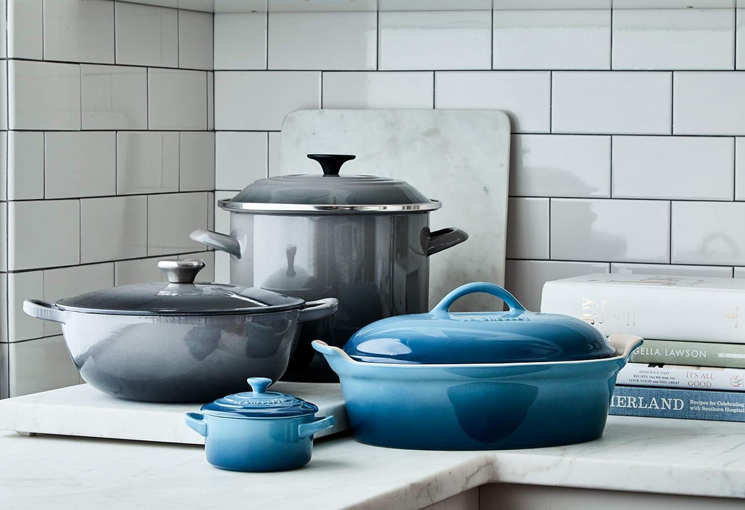 Le Creuset Enamel on Steel Stockpot with Lid