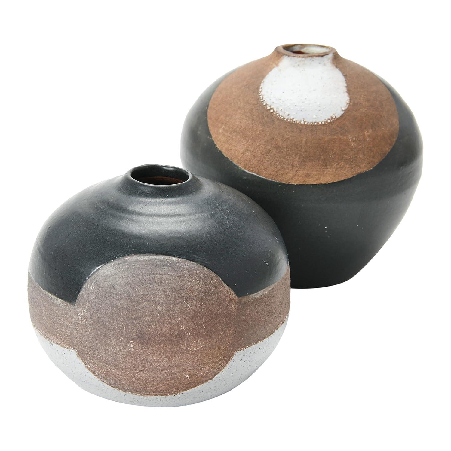 Bloomingville Terra-cotta Vases, Multi Color, Set of 2