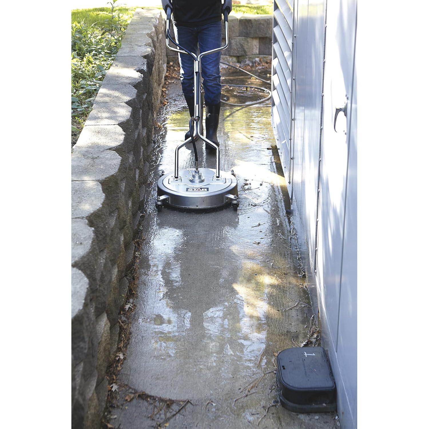 NorthStar Pressure Washer Surface Cleaner, 22in. Dia., 4000 PSI, 8.0 GPM