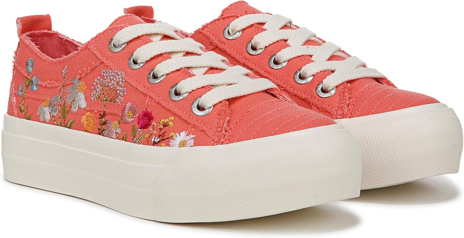 Blowfish Malibu Womens Sadie-Sun Sneaker Pink 8 M