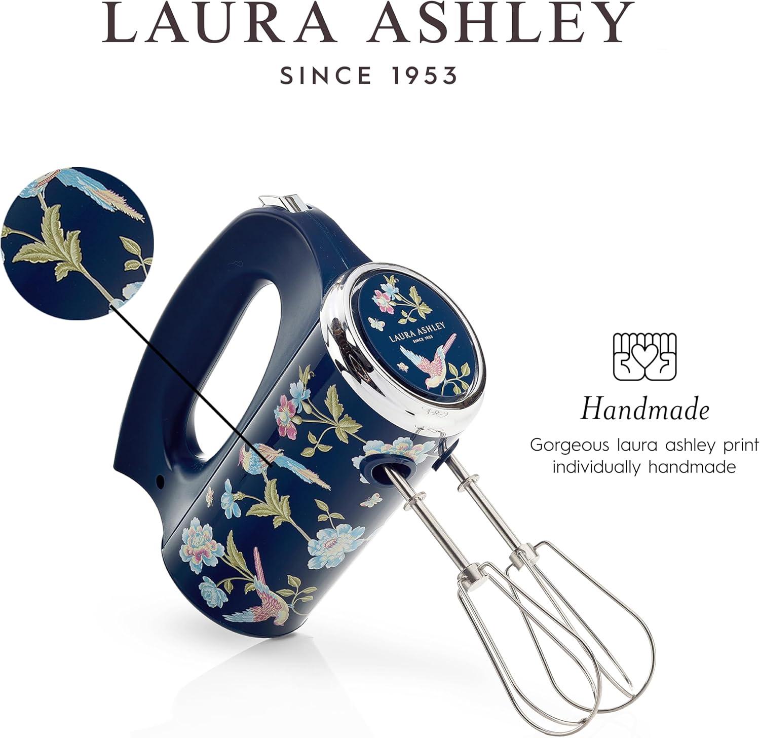 VQ - Laura Ashley 5-Speed 300-Watt Hand Mixer - Elveden Navy