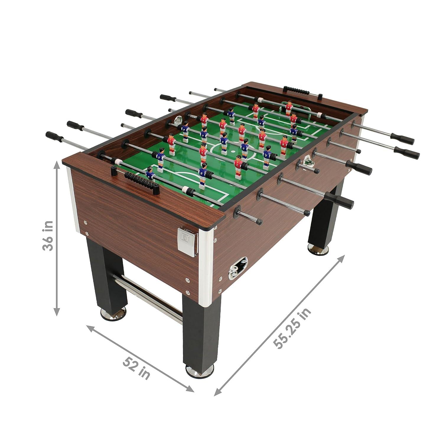 Arlmont & Co. Christopher Arlmont & Co. 55.25'' L Foosball Table with Telescopic Rods