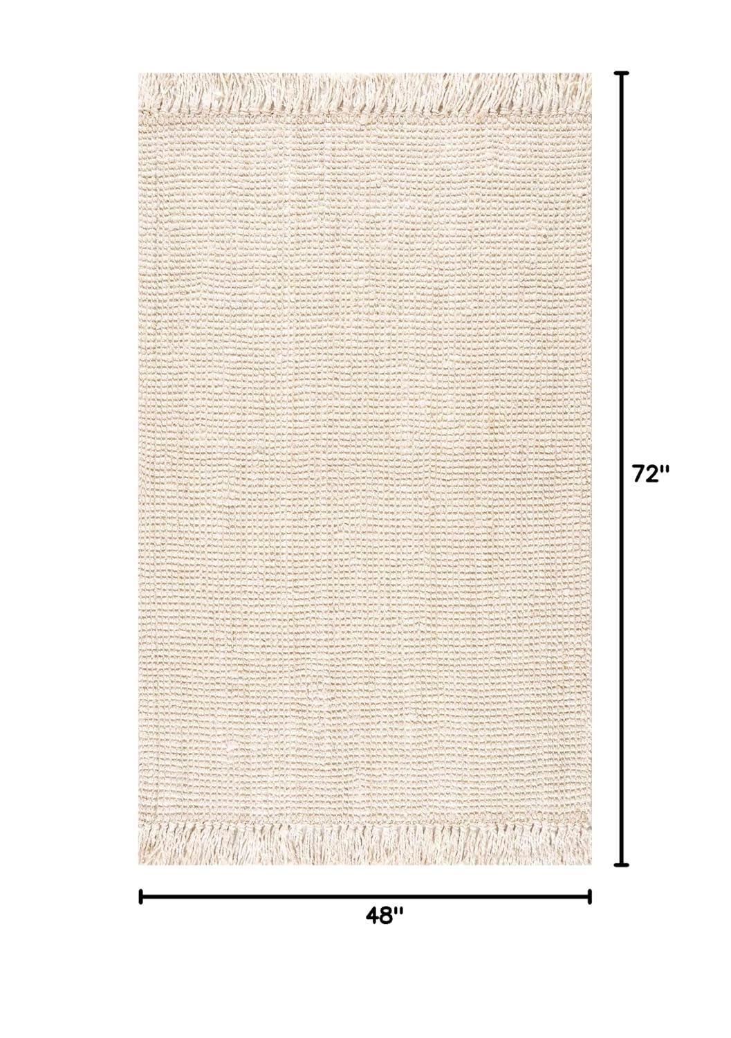 Hauteloom Moncton Handmade Jute/Sisal Beige Area Rug