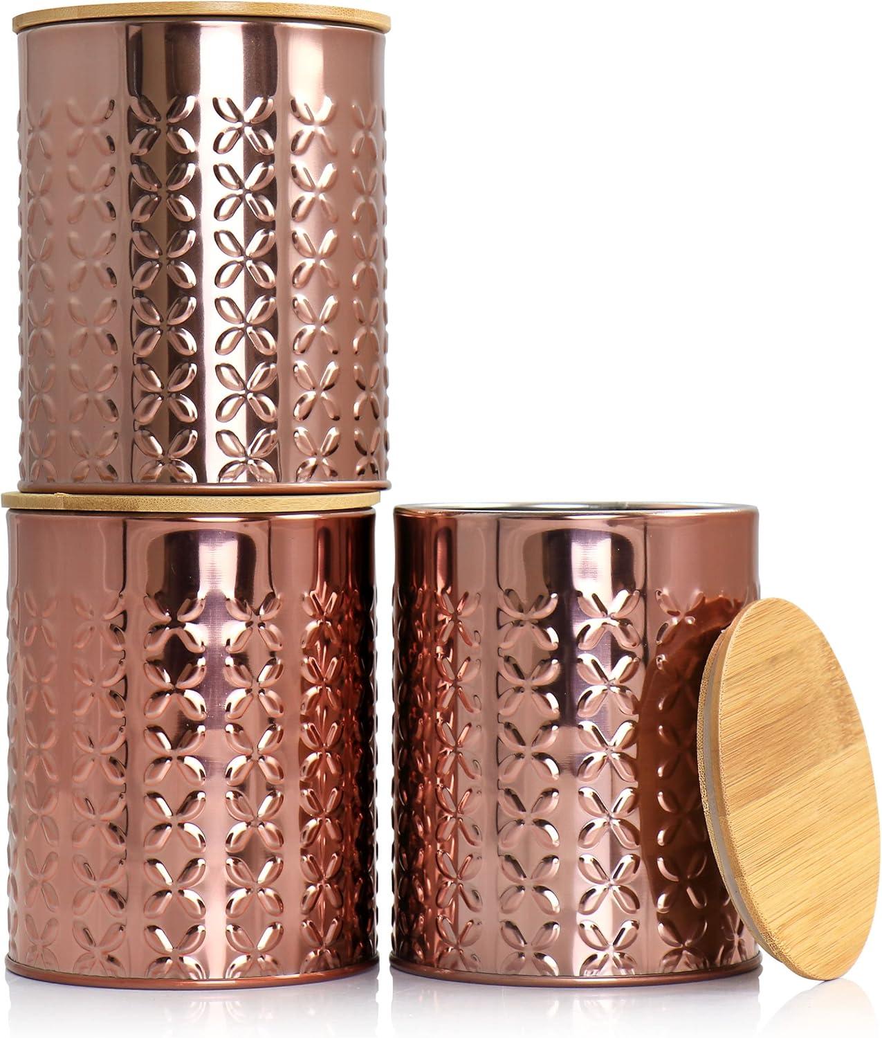 Metal Jar - Set of 3