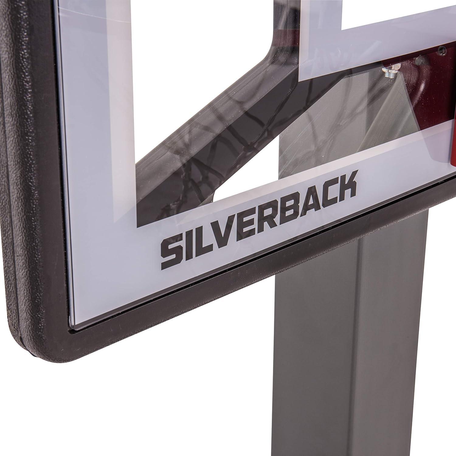 Silverback Junior Youth 33" Basketball Hoop with Lock ‘n Rock Mounting Technology Mounts to Round and Vertical Poles