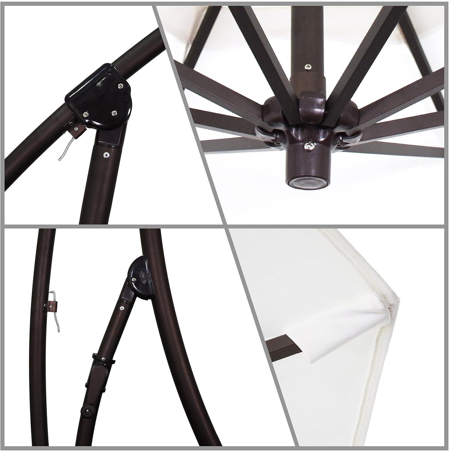 California Umbrella 9' Cantilever Umbrella in Royal Blue