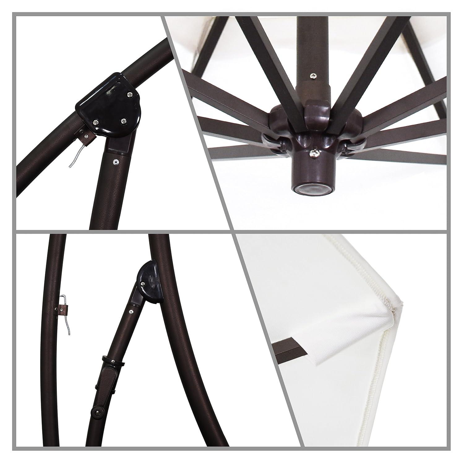 California Umbrella 9' Cantilever Umbrella in Royal Blue