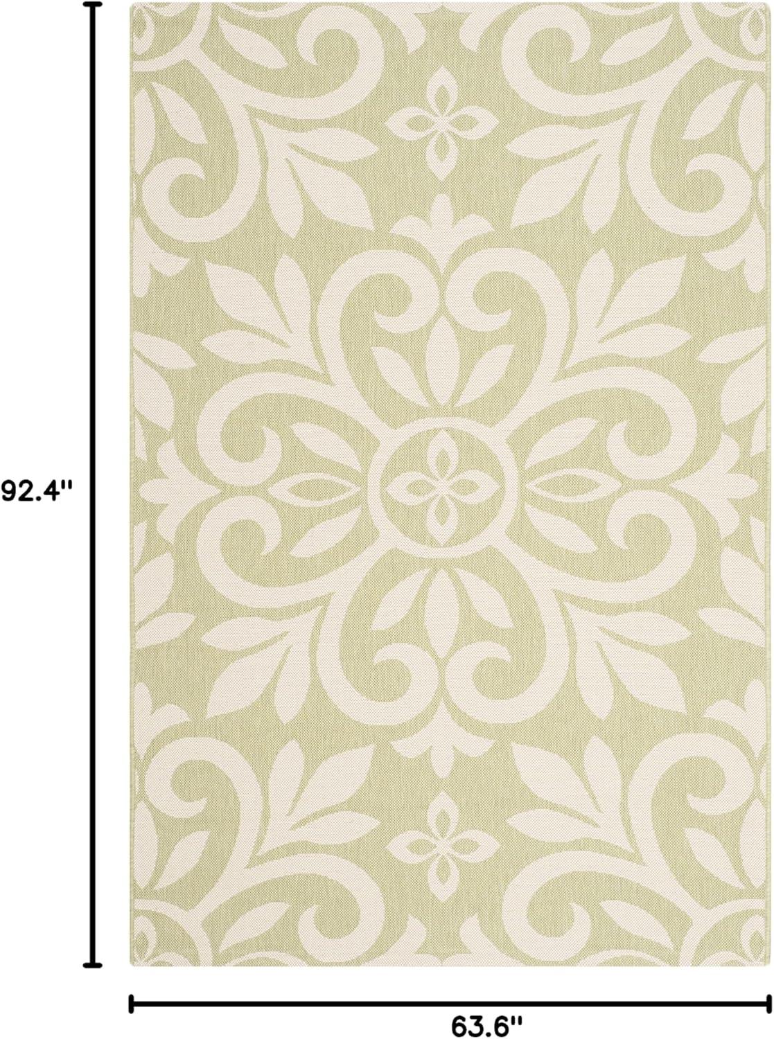 Martha Stewart Bloomfield - MSR4229 - Indoor Power Loomed Area Rugs - Beach Grass - 5'3"x7'7"