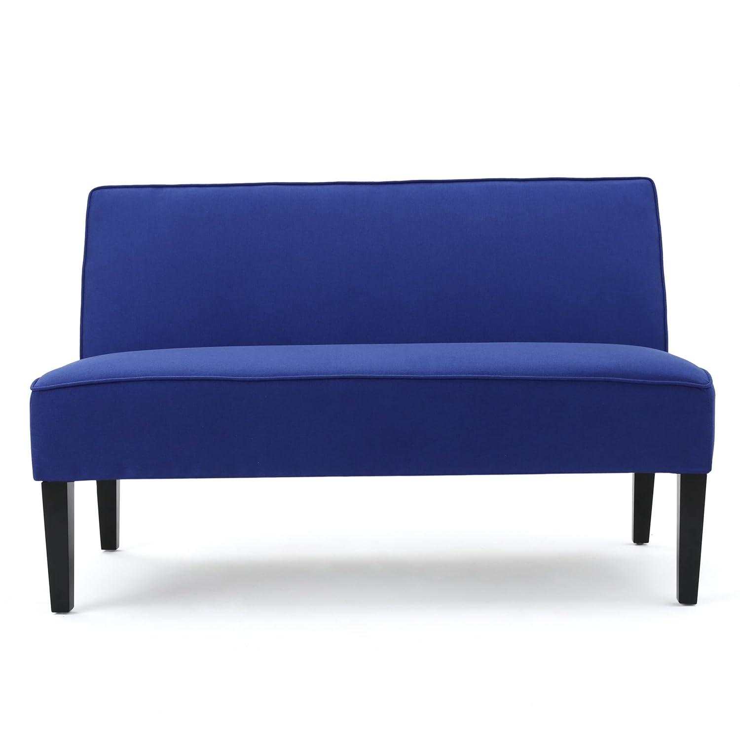 Christopher Knight Home Dejon Loveseat Royal Blue : Upholstered Polyester, Spot Clean, 2-Seater Couch