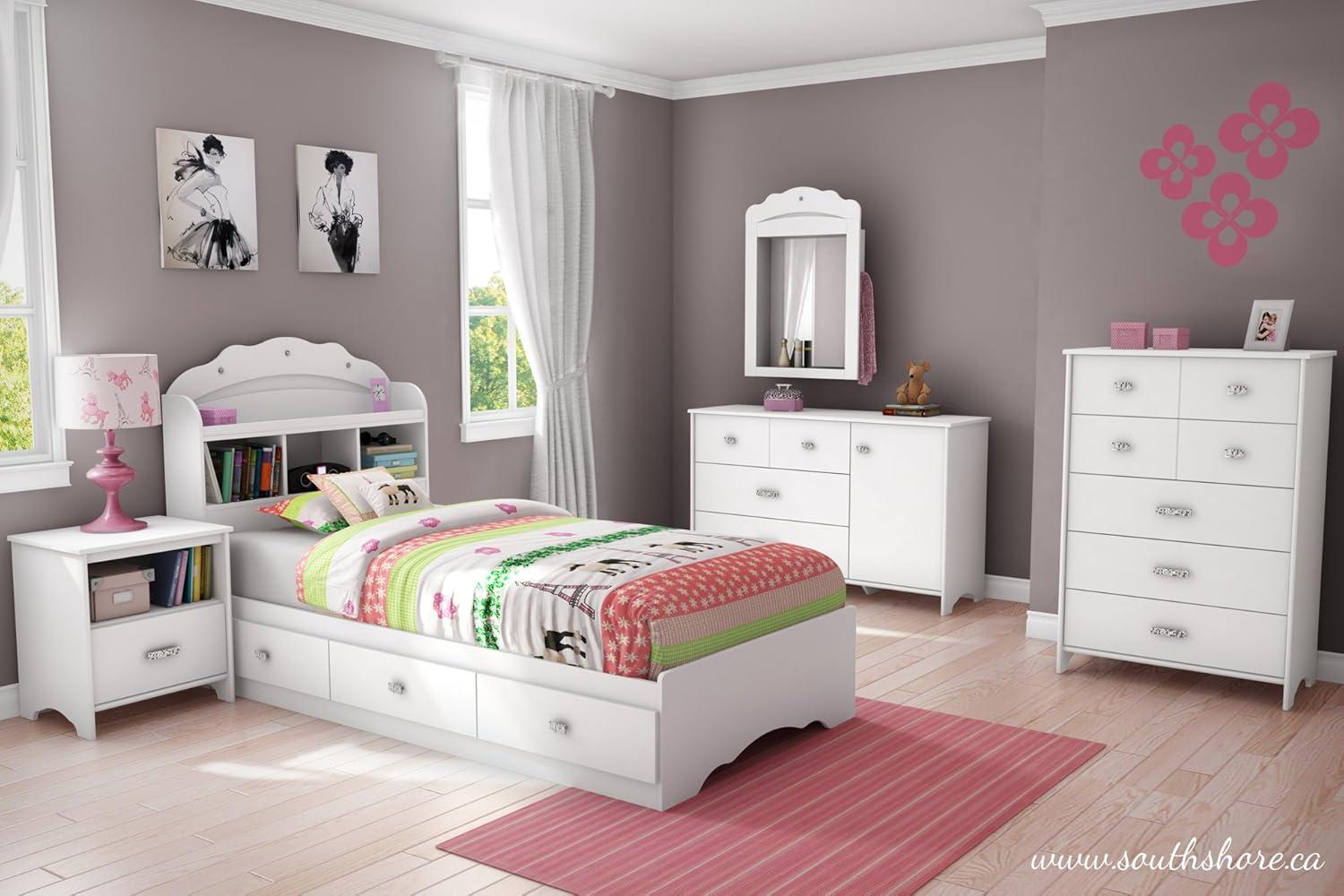 Tiara Twin Mate's & Captain's Bed with Drawers