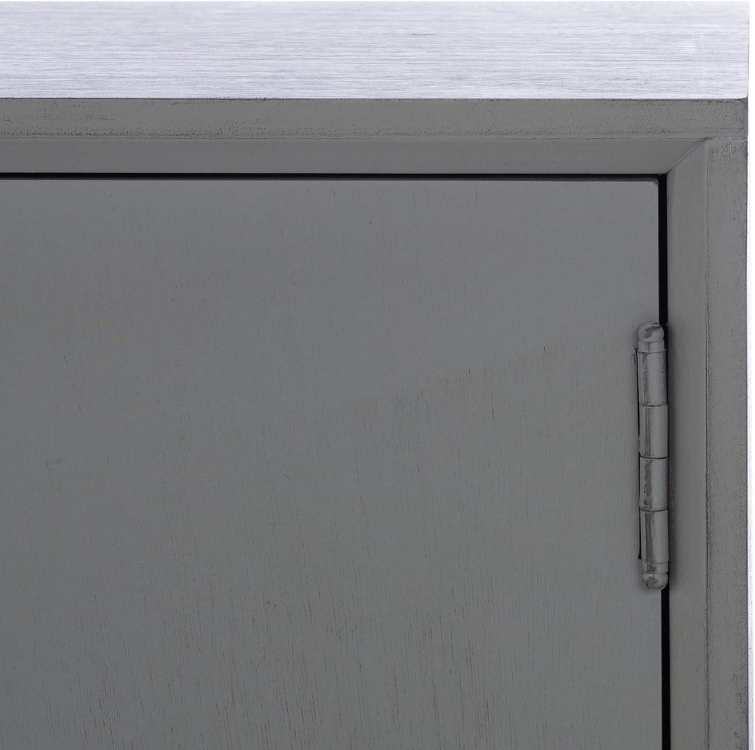 Sorrel Mid - Century Media Stand - Distressed Grey - Safavieh