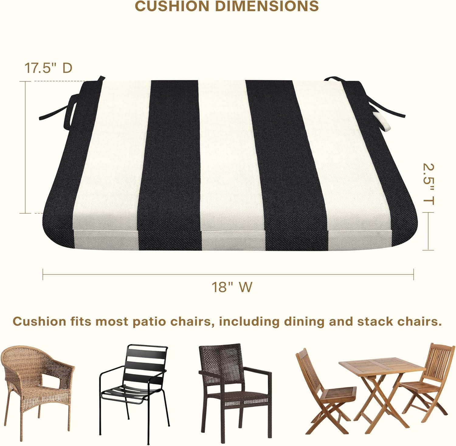 Honeycomb Outdoor Universal Seat Cushion (2-Pack) - Boheme