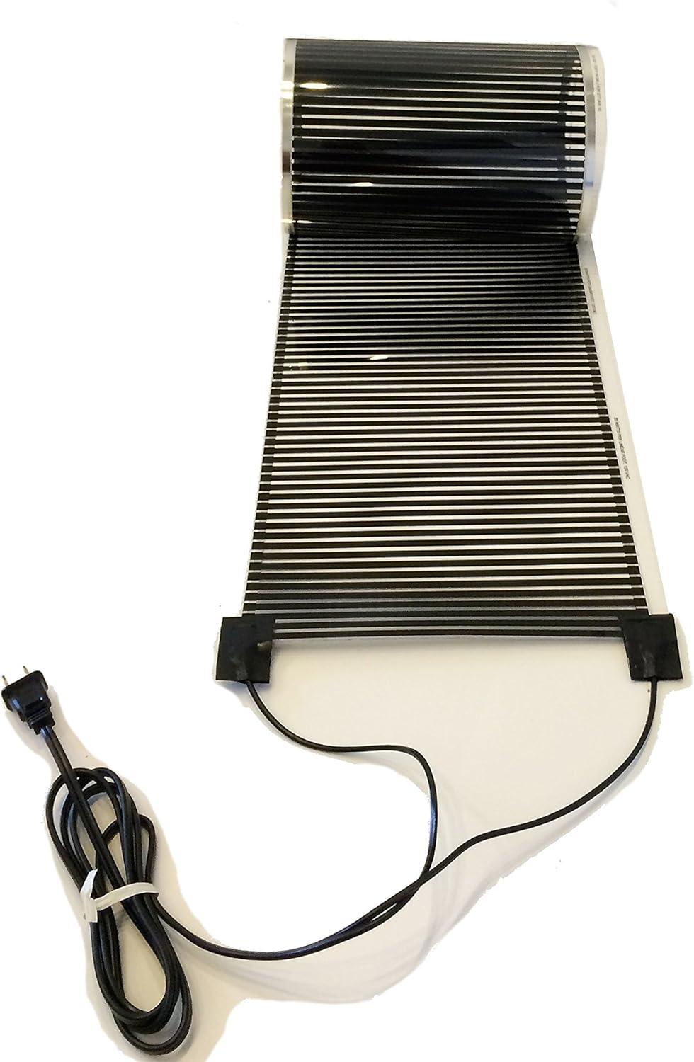 RHS Propagation Heat Mat with Durable Waterproof Design, Made in USA, Pack of 1, 11" x 48" inches Black
