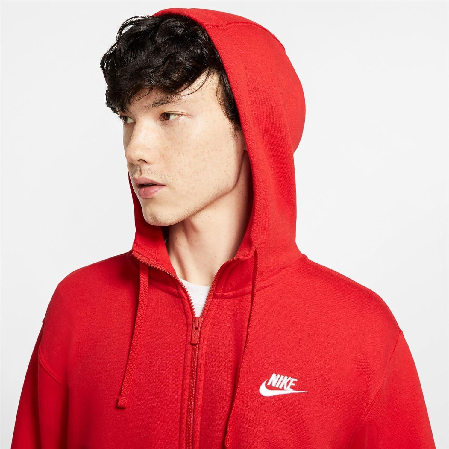 Nike Sportswear Club Full-Zip Fleece Men's Hoodie Large