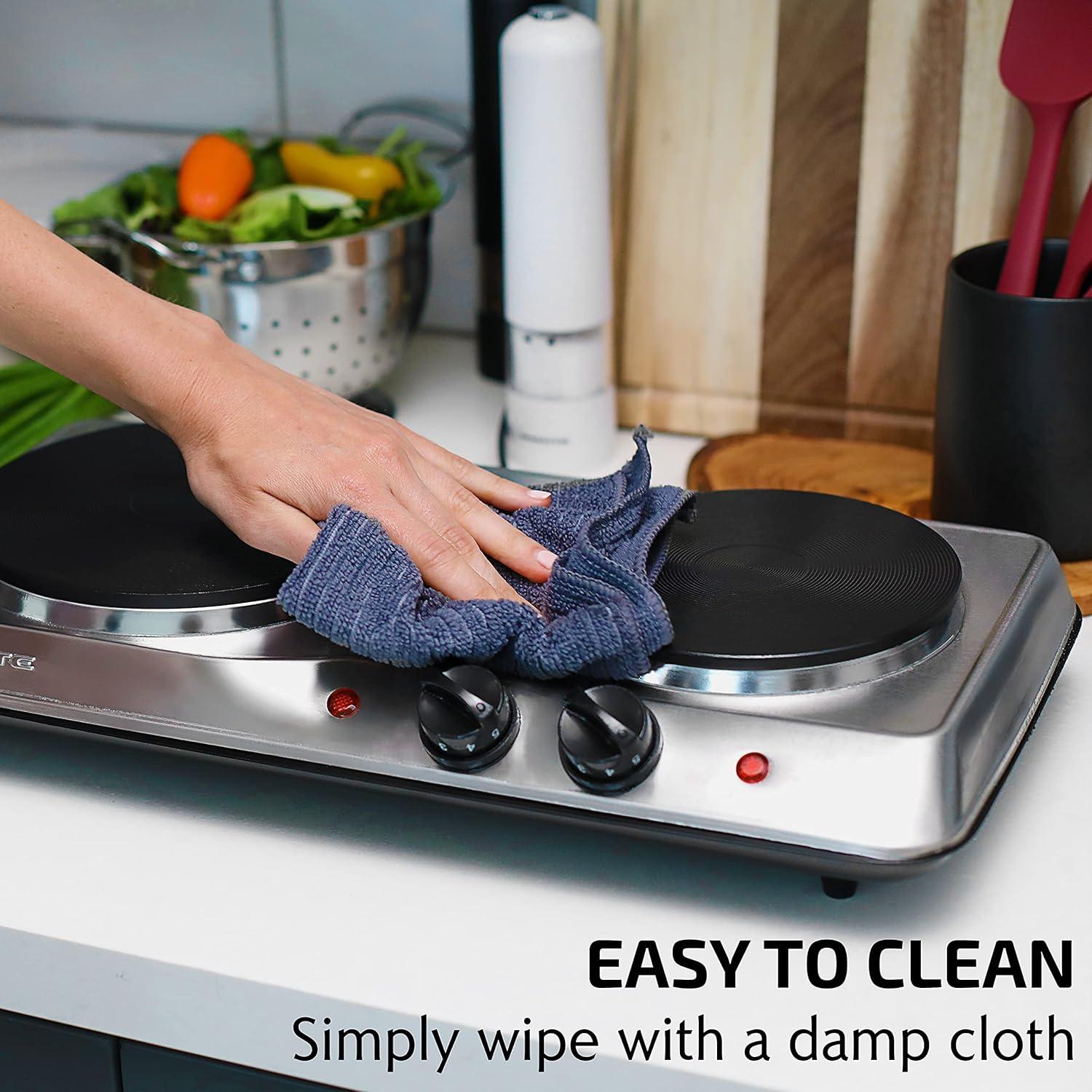 Ovente OVENTE Electric Double Cast Iron Burner