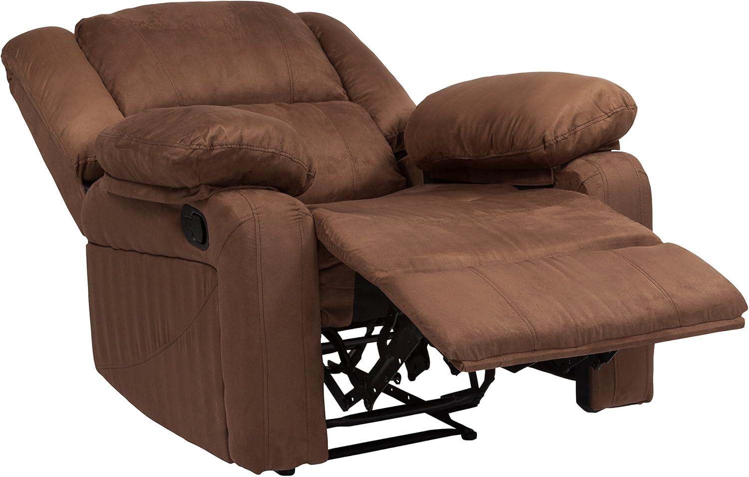 Flash Furniture Harmony Series Chocolate Brown Microfiber Recliner