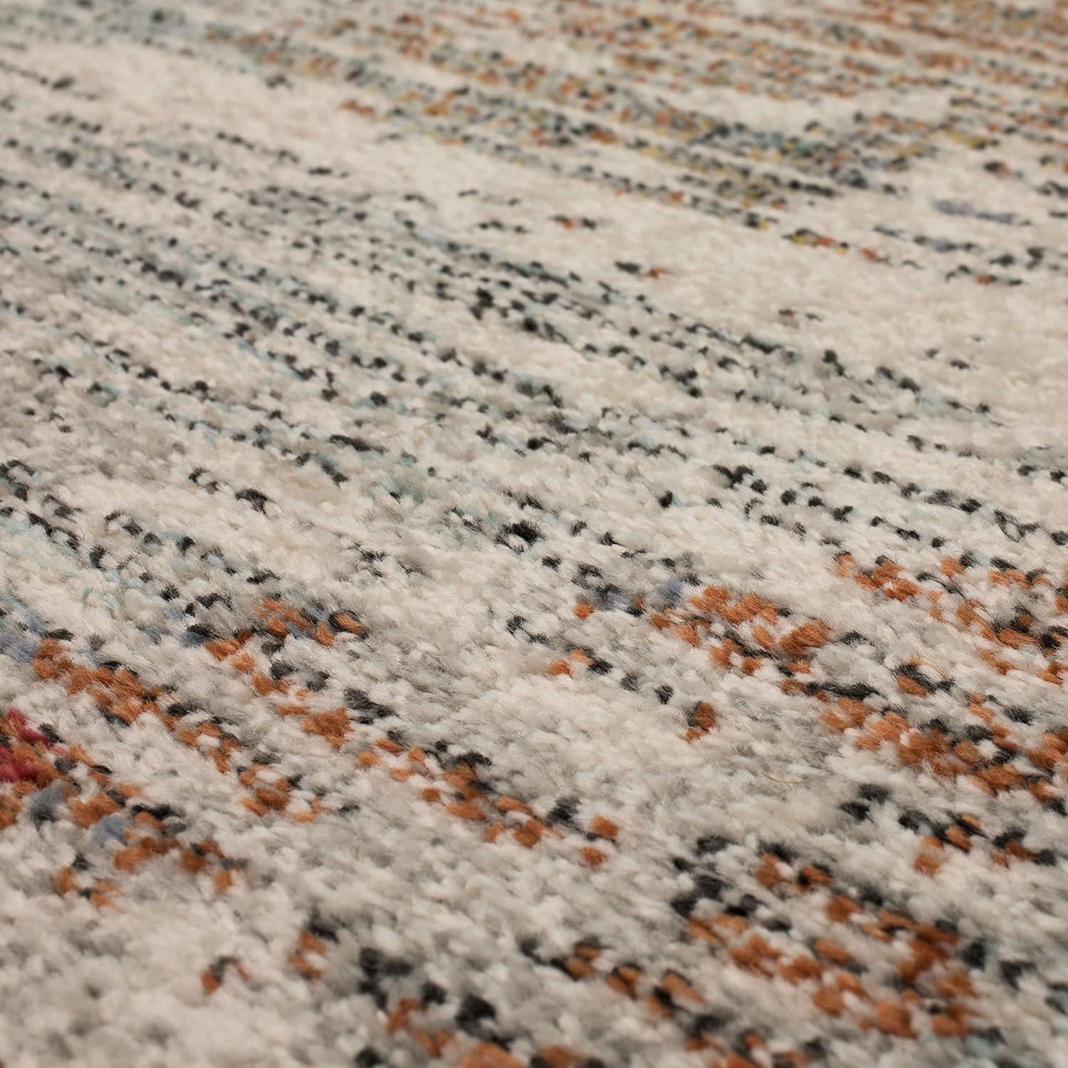 Mohawk Home Anderson Grey 1' 11" x 3' Abstract Geometric Area Rug Perfect for Living Room, Dining Room, Office