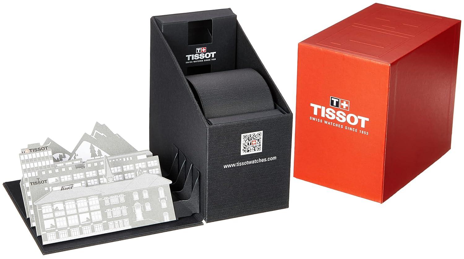 Tissot PRS 516 Silver Dial Brown Leather Automatic Wristwatch