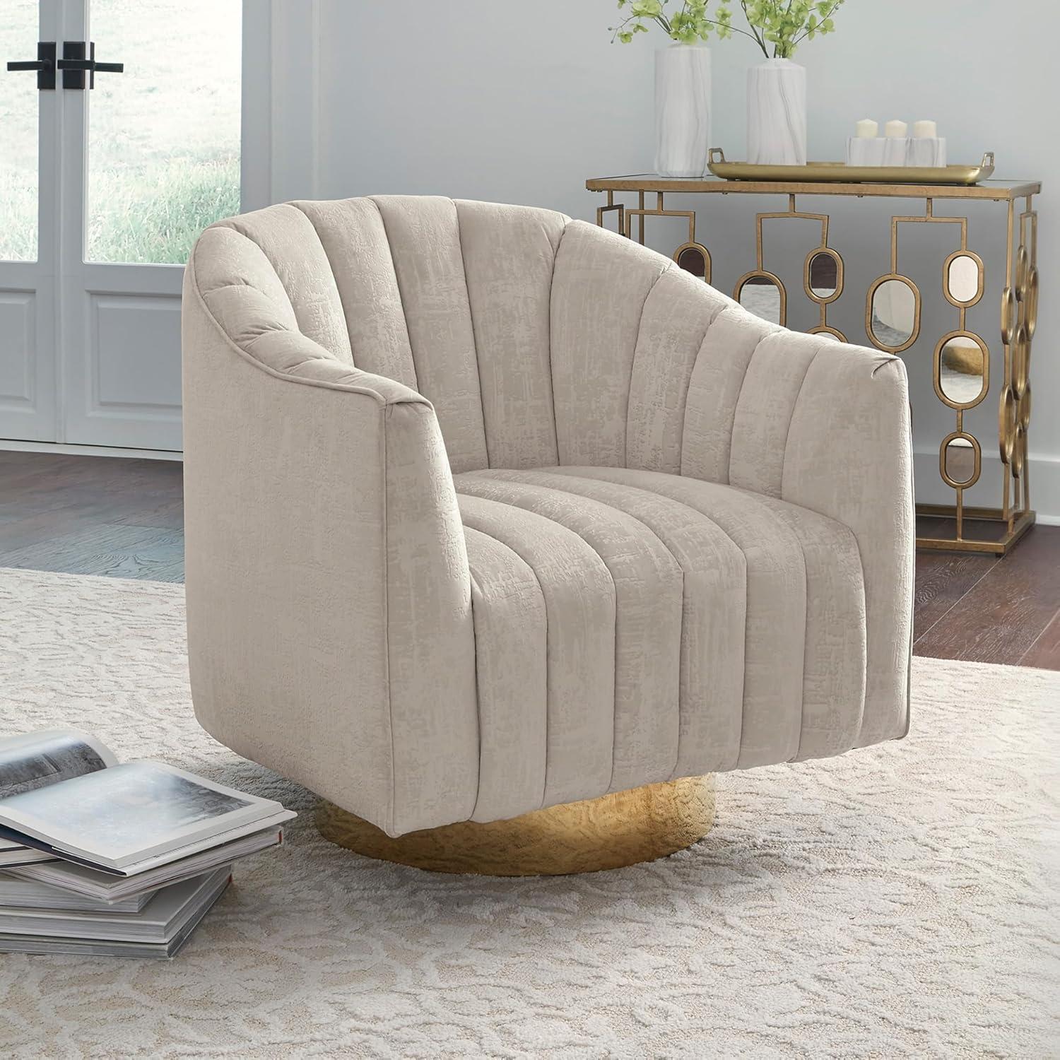 Everly Quinn Urbai Swivel Accent Chair
