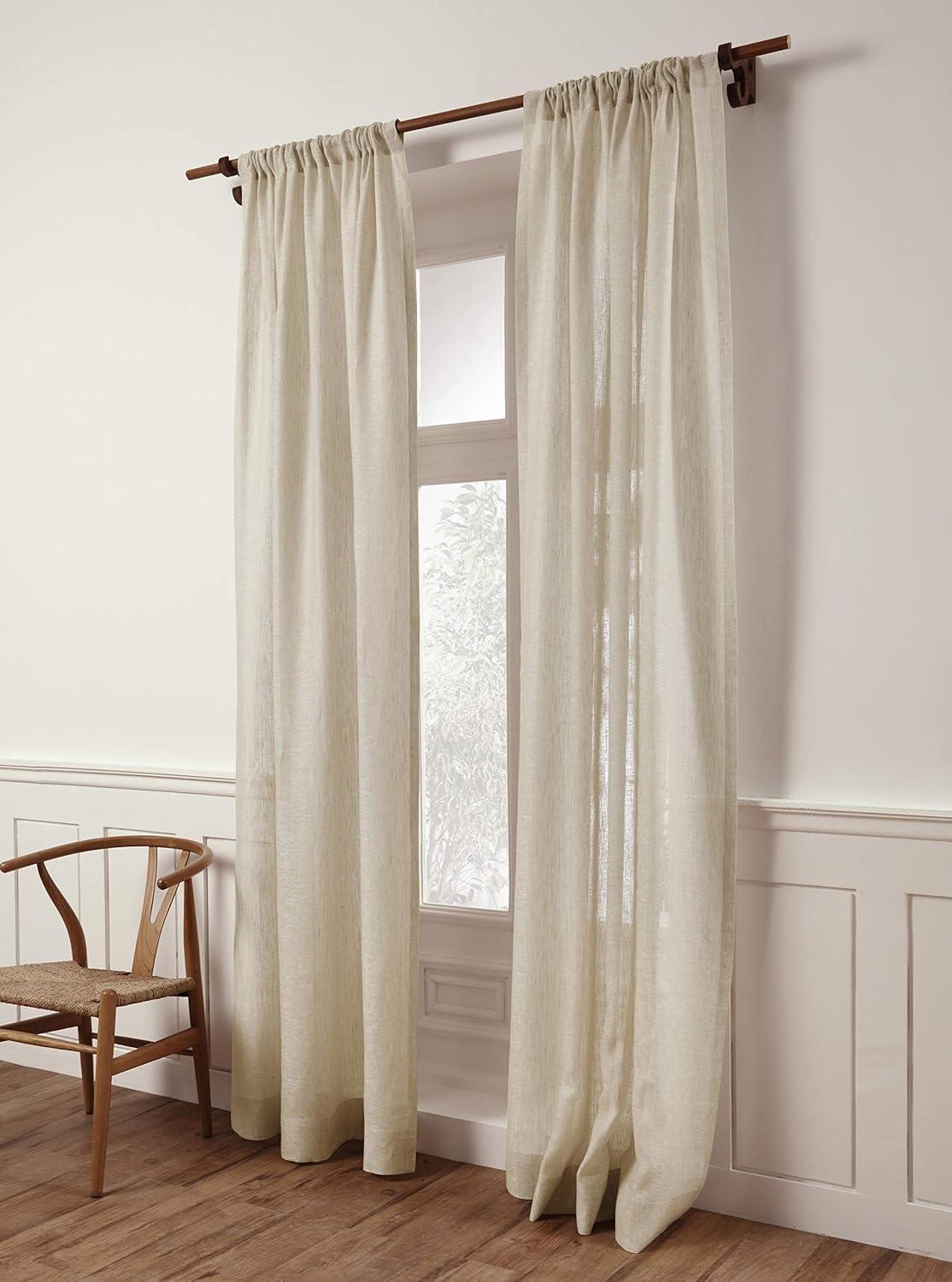 Sheer Curtain with Rod Pocket