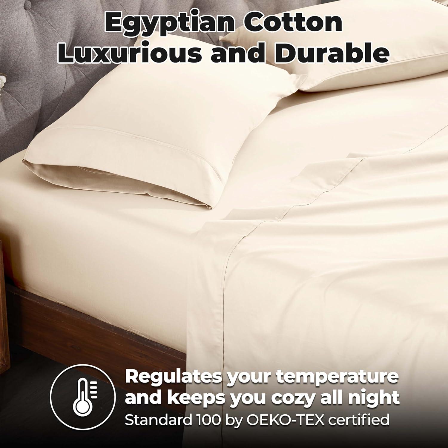 Superior Egyptian Cotton 300 Thread Count Solid Deep Pocket Bed Sheet Set & Reviews | Wayfair