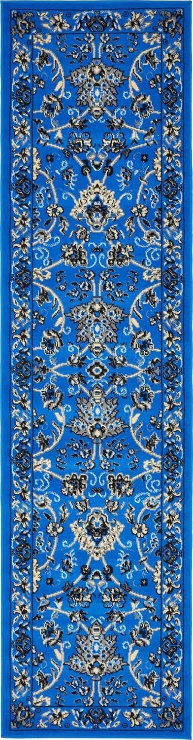 Unique Loom 2' 2 x 8' 2 Sialk Hill Washington Black Area Rug