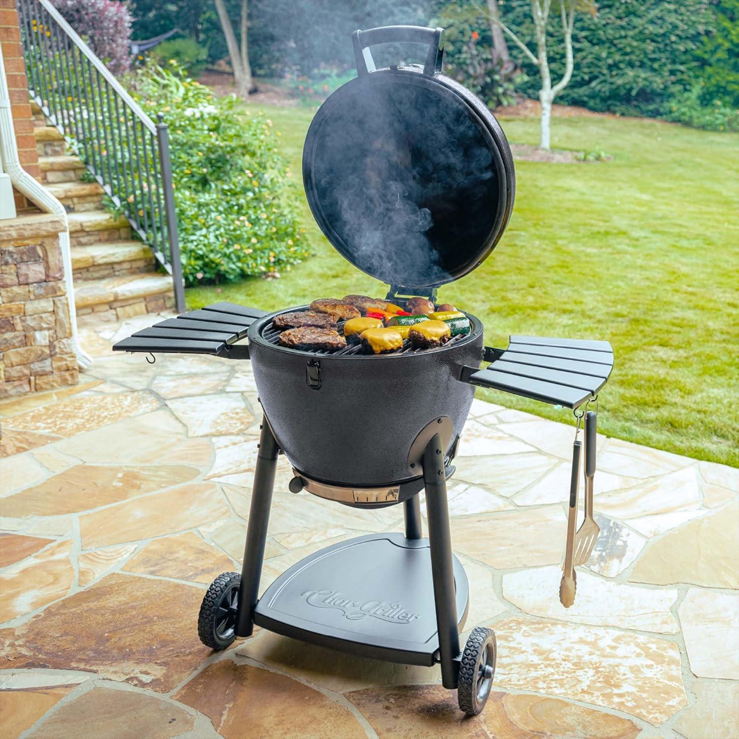 Char-Griller® AKORN® 20-inch Kamado Charcoal Grill in Graphite