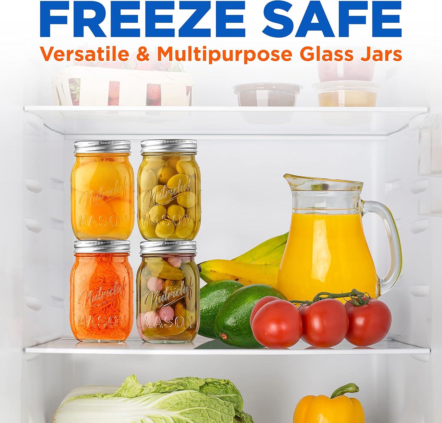 NutriChef Glass Jar - Set of 4 (Set of 4)