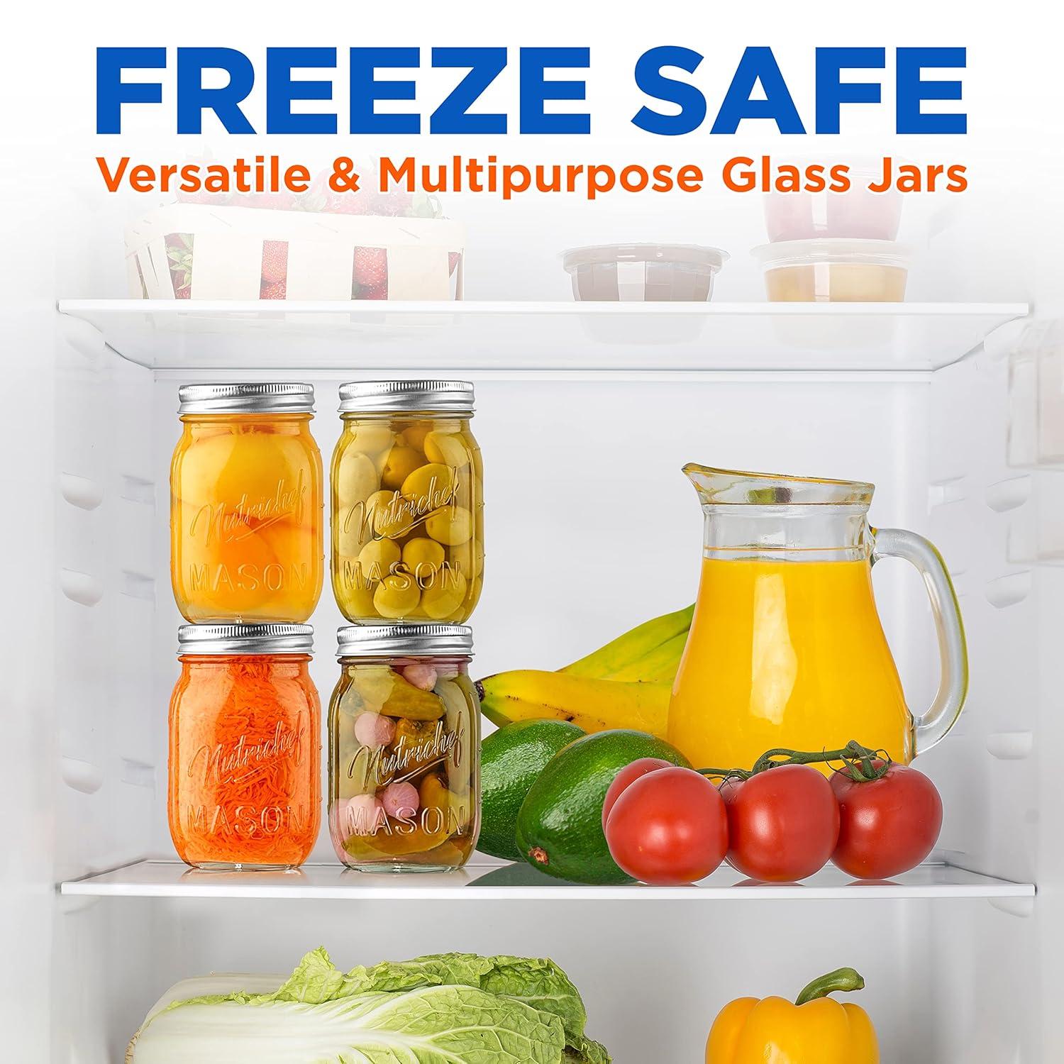 NutriChef Glass Jar - Set of 4 (Set of 4)