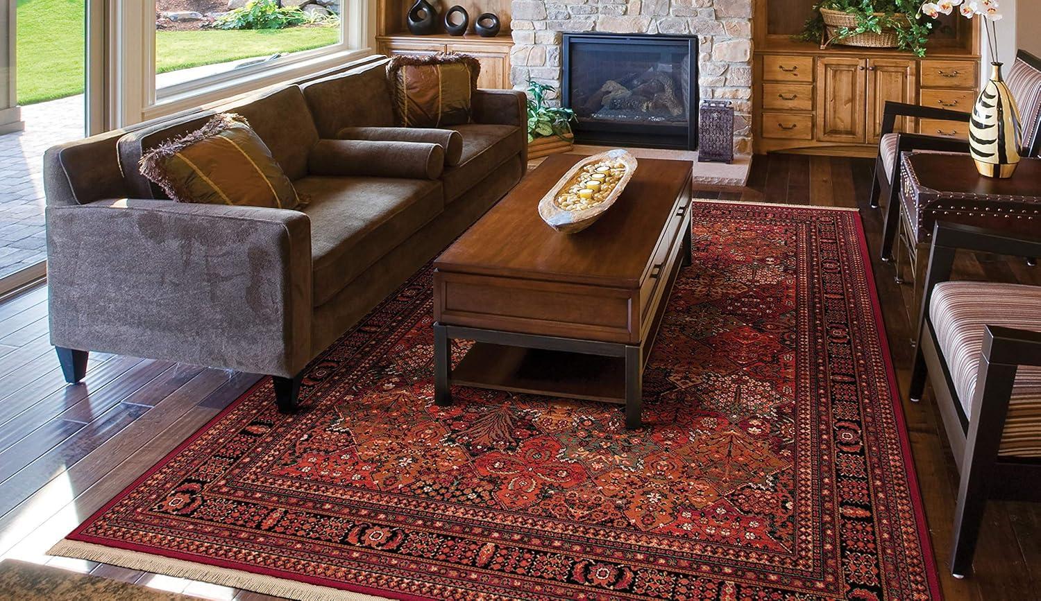 Couristan Kashimar Imperial Baktiari Antique Red Oriental Rug