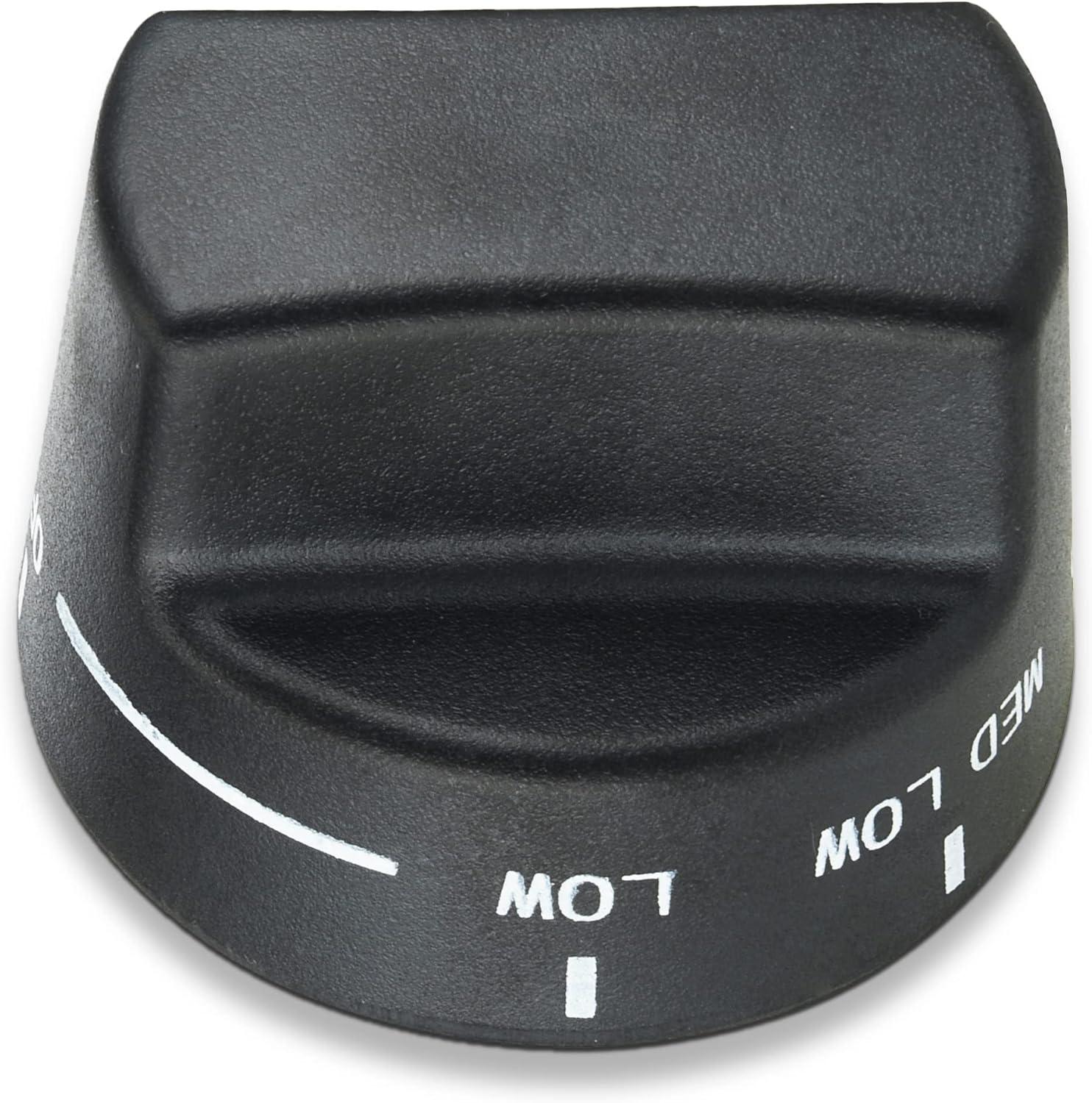 Whole Parts Replacement Knob (Black) Part # PA010122 - Replacement & Compatible with Some Viking VGRC, IC, RT Grill