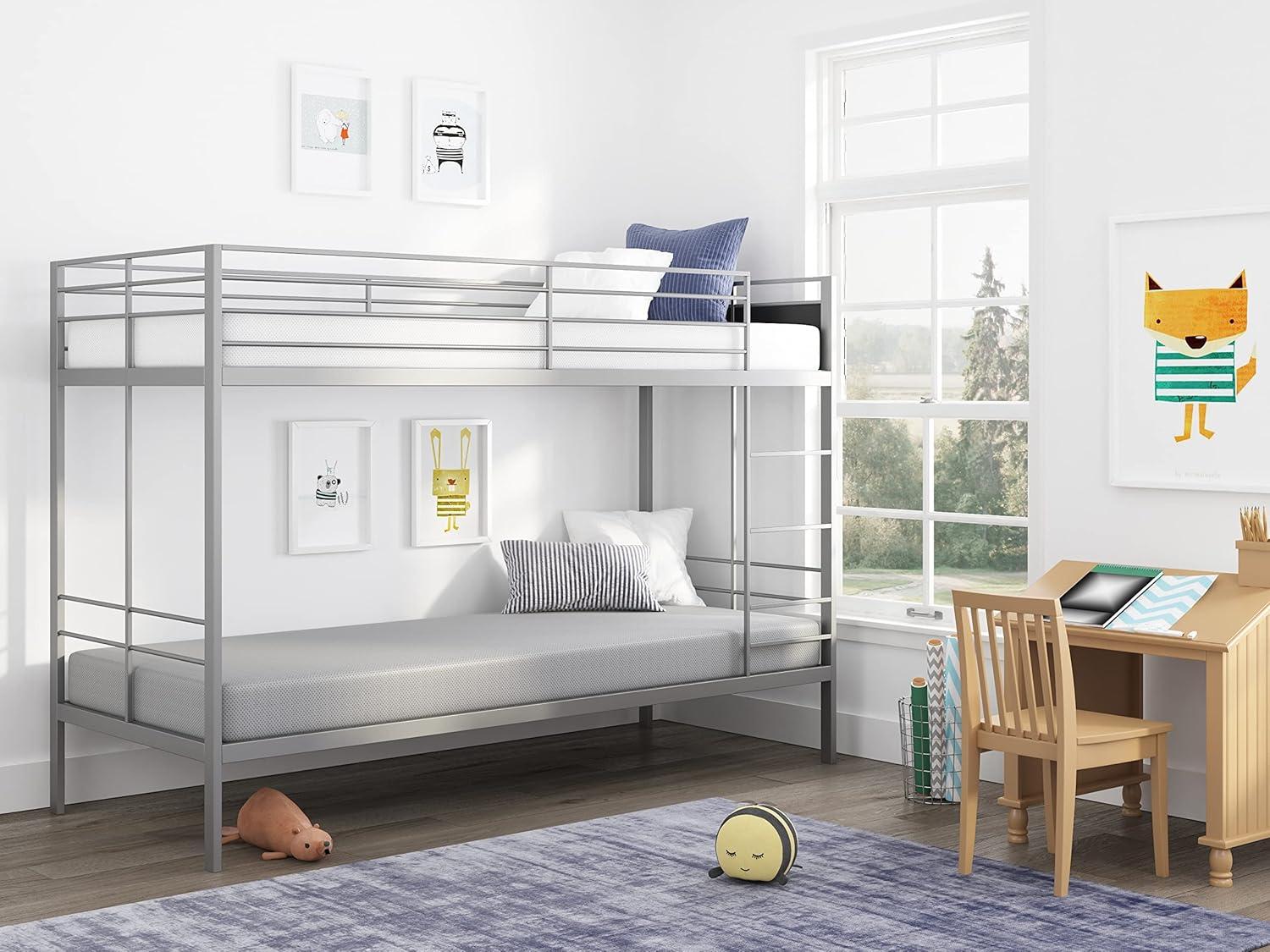 NapQueen Rainbow 5" Twin, Colchón de Memory Foam, Blanco