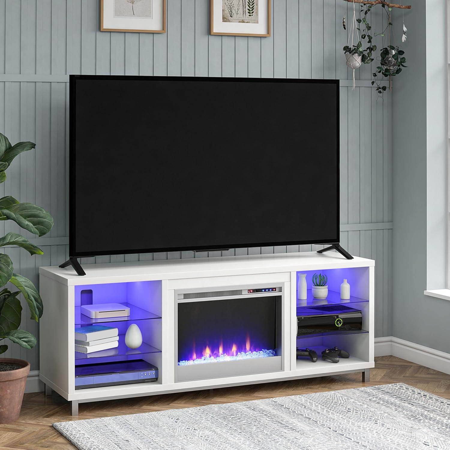 Lumina Fireplace TV Stand for TVs up to 70"