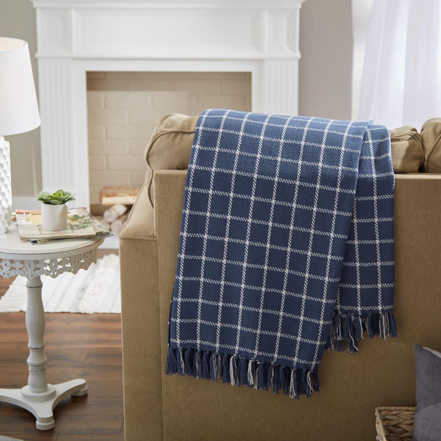 Design Imports Hand Woven Throw Blanket