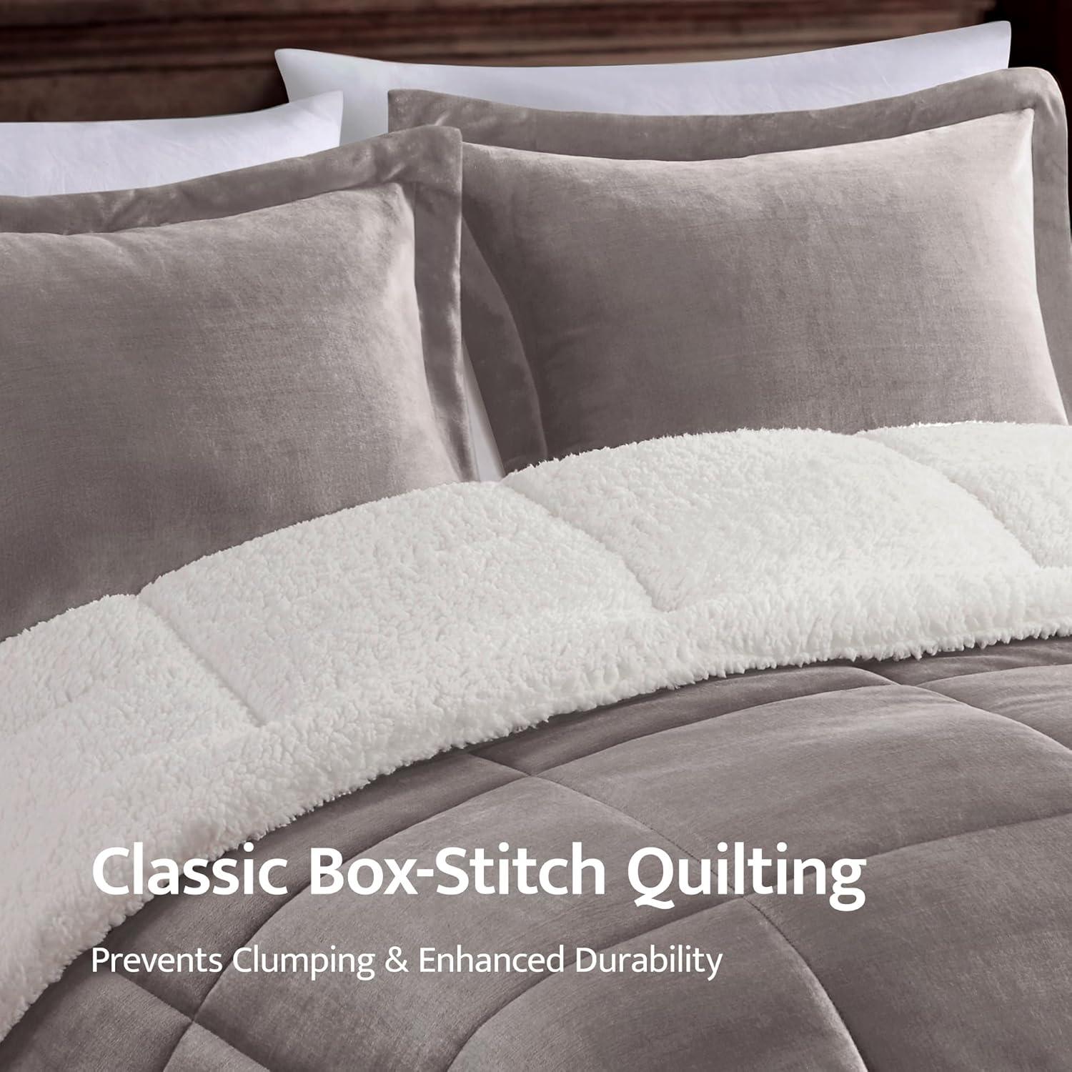Woolrich Woolrich Alton Plush to Sherpa Down Alternative Comforter Set