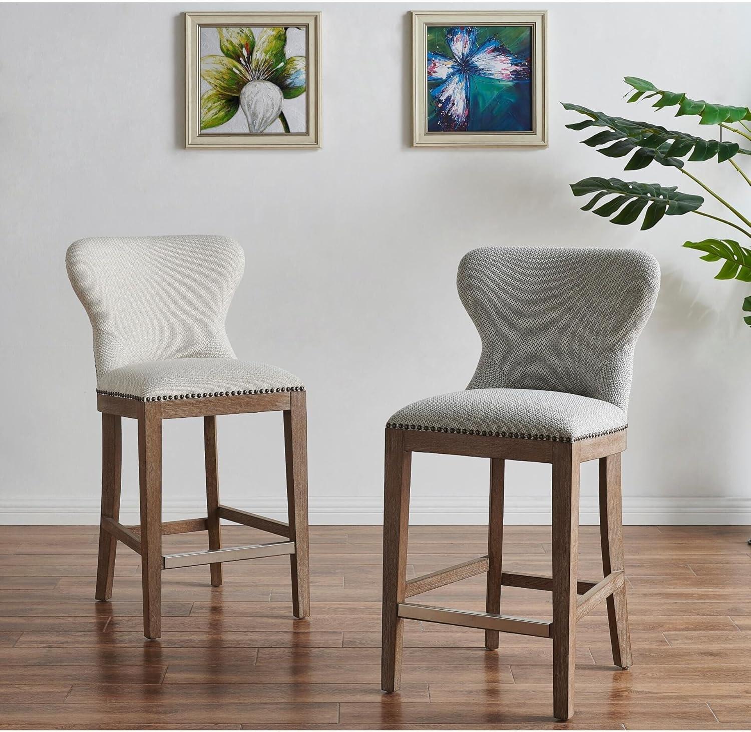 New Pacific Direct Dorsey Fabric Counter Stool