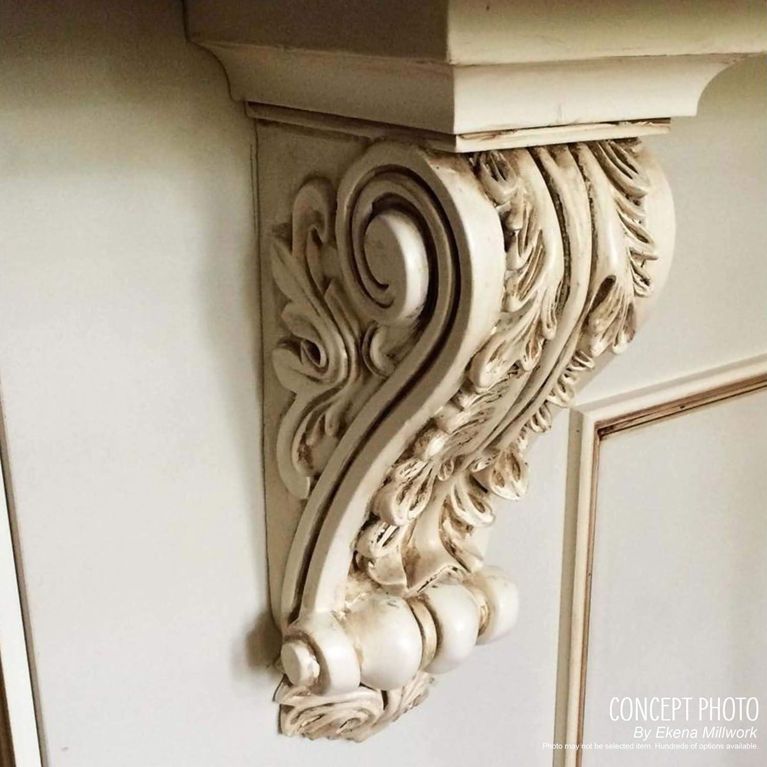 Elegant Urethane 6" H Decorative Corbel for Indoor & Outdoor