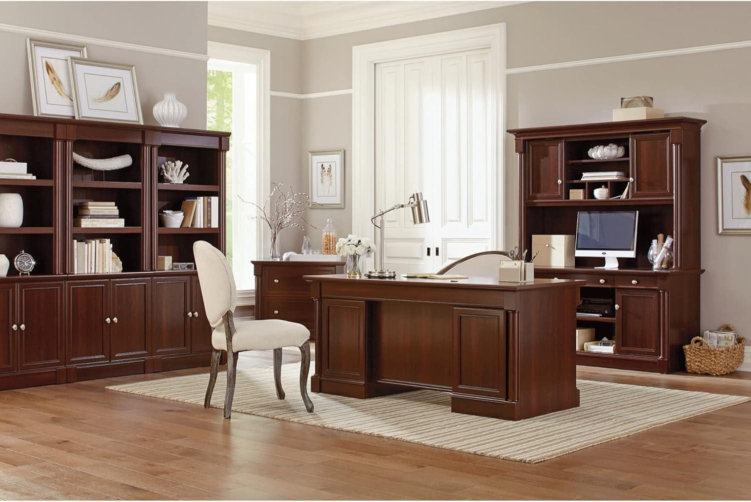 Sauder Palladia Credenza, Select Cherry Finish